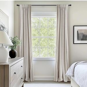 INOVADAY 100% Blackout Curtains for Bedroom, Black Out Curtains 96 Inch Long,